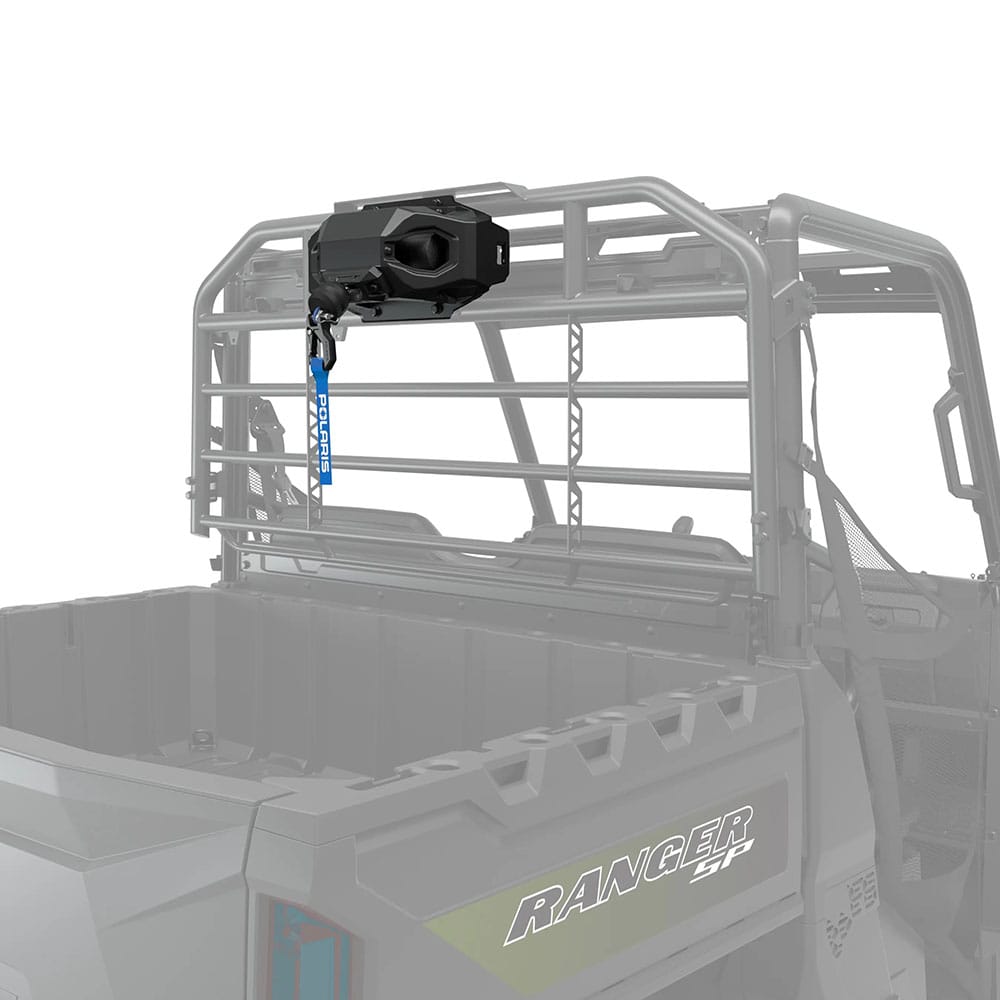 Polaris 300 lb. Rear Cargo Box Winch – Vinschar Polaris 300 lb. Rear Cargo Box Winch