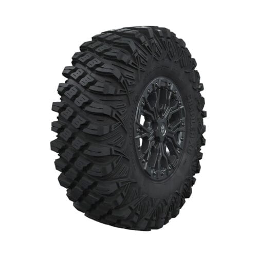 Pro Armor Wheel & Tire Set: Crawler XG 33x10-15 5307 Beadlock Matte Black