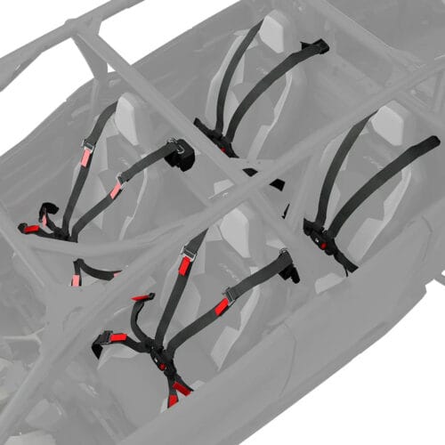 Polaris RZR Click6 6 Point Seat Harness Kit – 4-Seat, Set of 4