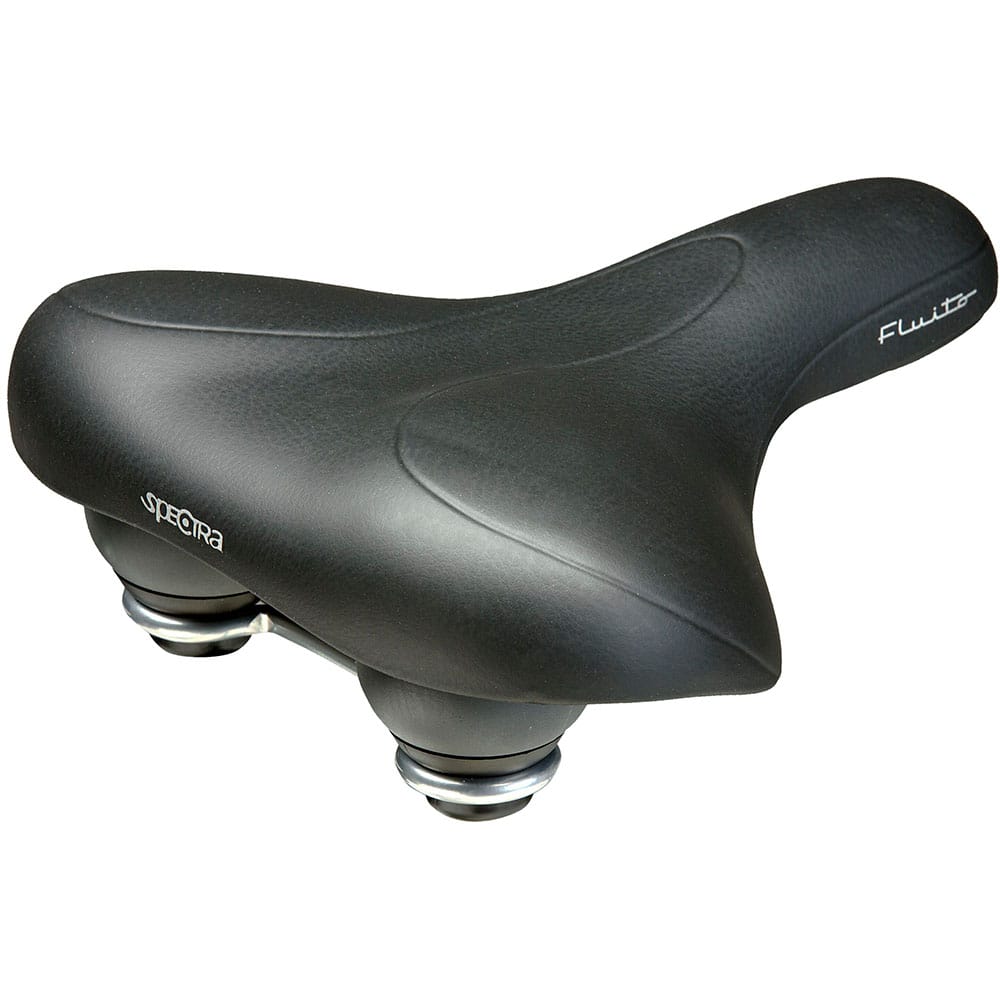 Spectra Cykelsadel Fluito unisex Svart comfort, elastomer – Cykelsadlar Spectra Cykelsadel Fluito unisex Svart comfort, elastomer