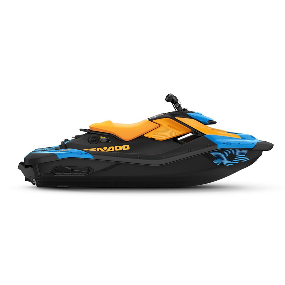Sea-Doo Spark Trixx 90 1-sits / 4.5" Digital Display (Gulfstream Blue/Orange Crush) 2026 - Bild 2