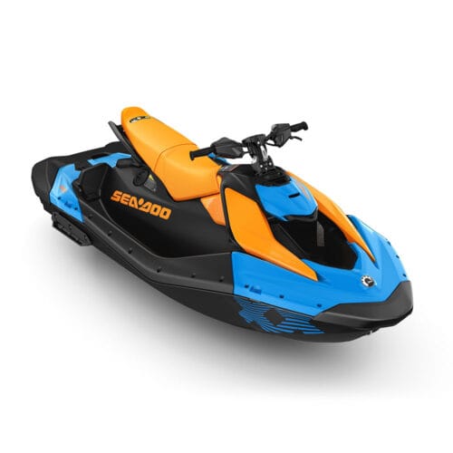 Alternative view of Sea-Doo Spark Trixx 90 3-sits / 4.5" Digital Display (Gulfstream Blue/Orange Crush) 2026