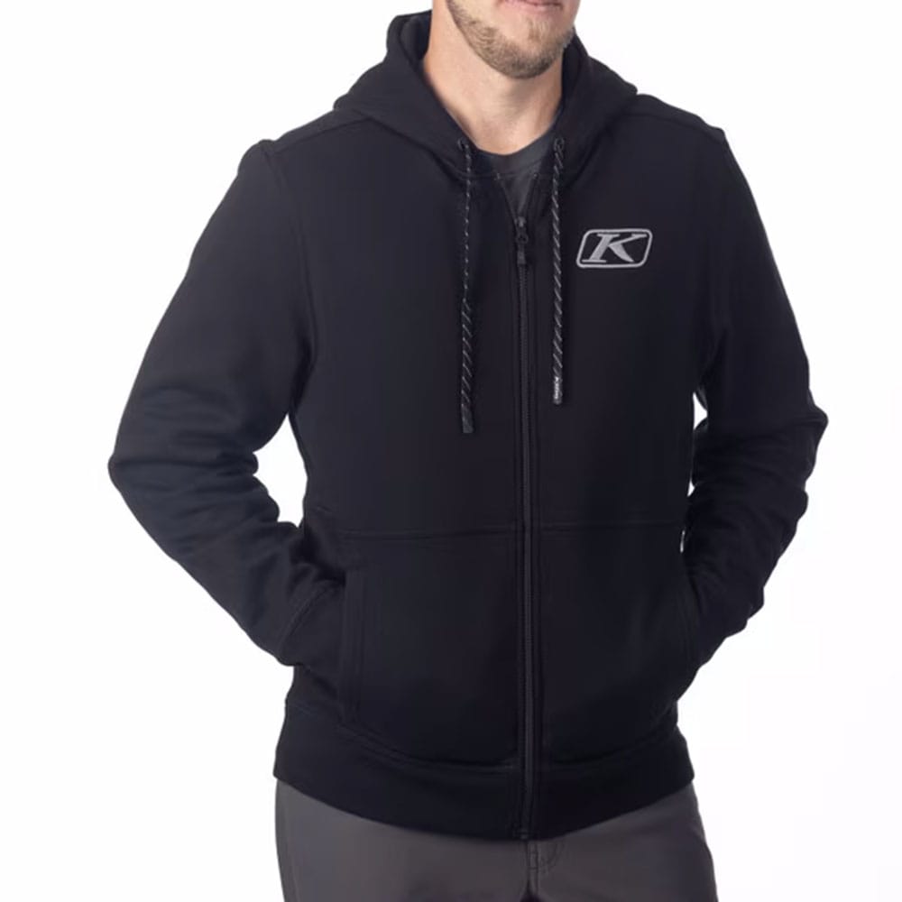 Klim Lost River Hoodie Black/Monument – Tröjor Klim Lost River Hoodie Black/Monument