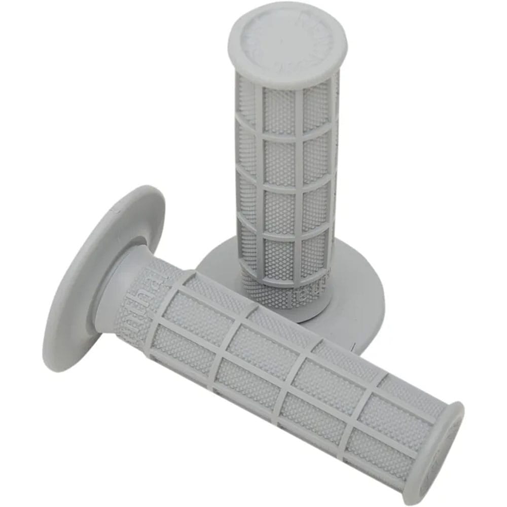 Renthal Full Waffle Grip Soft Gray – Crosshandtag Renthal Full Waffle Grip Soft Gray