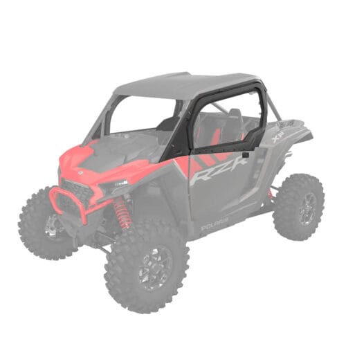 Polaris Zip Window Upper Doors for RZR XP 1000, Front, Poly, Set of 2