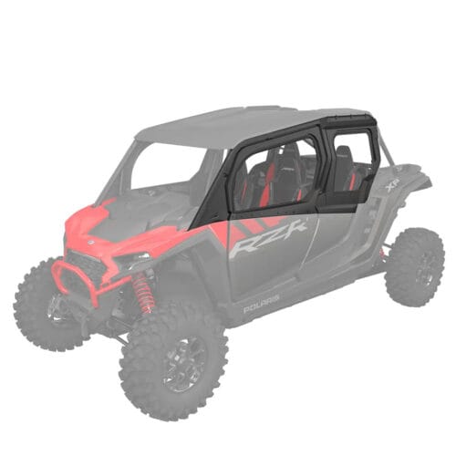 Polaris Zip Window Upper Doors for RZR XP 4 1000, Front & Rear, Poly, Set of 2