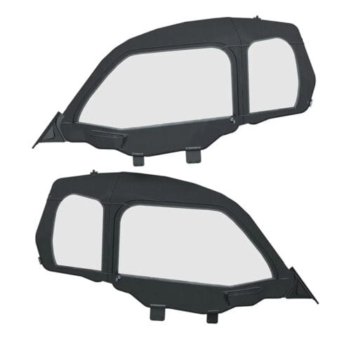 Polaris Zip Window Upper Doors for RZR Trail, Front, Canvas, Set of 2