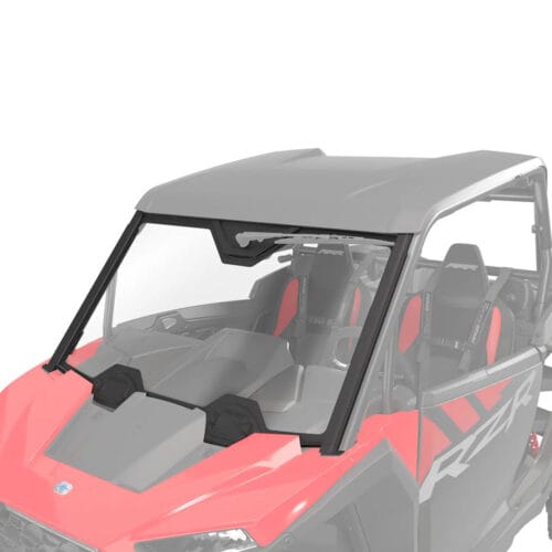 Polaris Full Vented Front Windshield, Glass, for RZR SxS