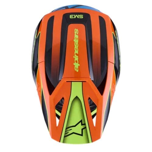 Alpinestars SM3 Fray Helmet Black/Orange/Yellow - Bild 4
