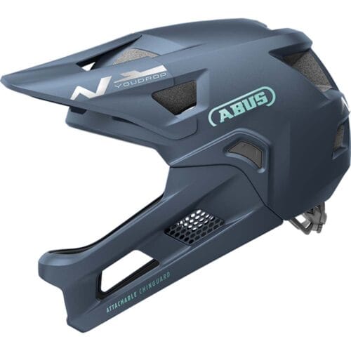 Abus Cykelhjälm Youdrop FF Midnight Blue 48-55 (barn)