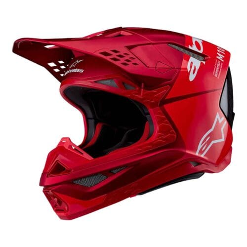 Startsida (bild 6) Alpinestars Hjälm S-M10 2206 Flood Röd Fluo