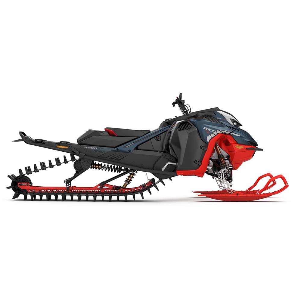 Lynx Shredder DS 850 E-TEC Turbo R 154" 3900mm 3.0" 76mm Powdermax X-light SHOT 10.25" Touchscreen Display Mineral Blue/Viper Red 2027 – Snöskotrar Lynx Shredder DS 850 E-TEC Turbo R 154" 3900mm 3.0" 76mm Powdermax X-light SHOT 10.25" Touchscreen Display Mineral Blue/Viper Red 2027