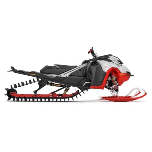 Lynx Shredder RE 850 E-TEC Turbo R 154" 3900mm 3.0" 76mm Powdermax X-light SHOT 10.25" Touchscreen Display Hyper Silver/Viper Red 2027