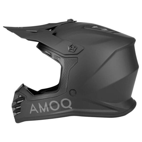 Alternative view of AMOQ Crosshjälm Meteor V2 JNR MX Blackout (barn)