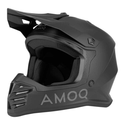 645 25160400a AMOQ Crosshjälm Meteor V2 JNR MX Blackout (barn)