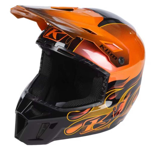 3761 002 Scorched Sunrise 01 Klim F3 Carbon Helmet Scorched Sunrise