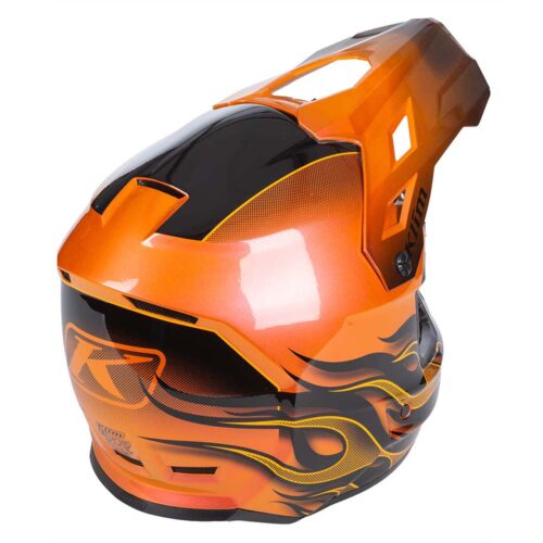 Alternative view of Klim F3 Carbon Helmet Scorched Sunrise