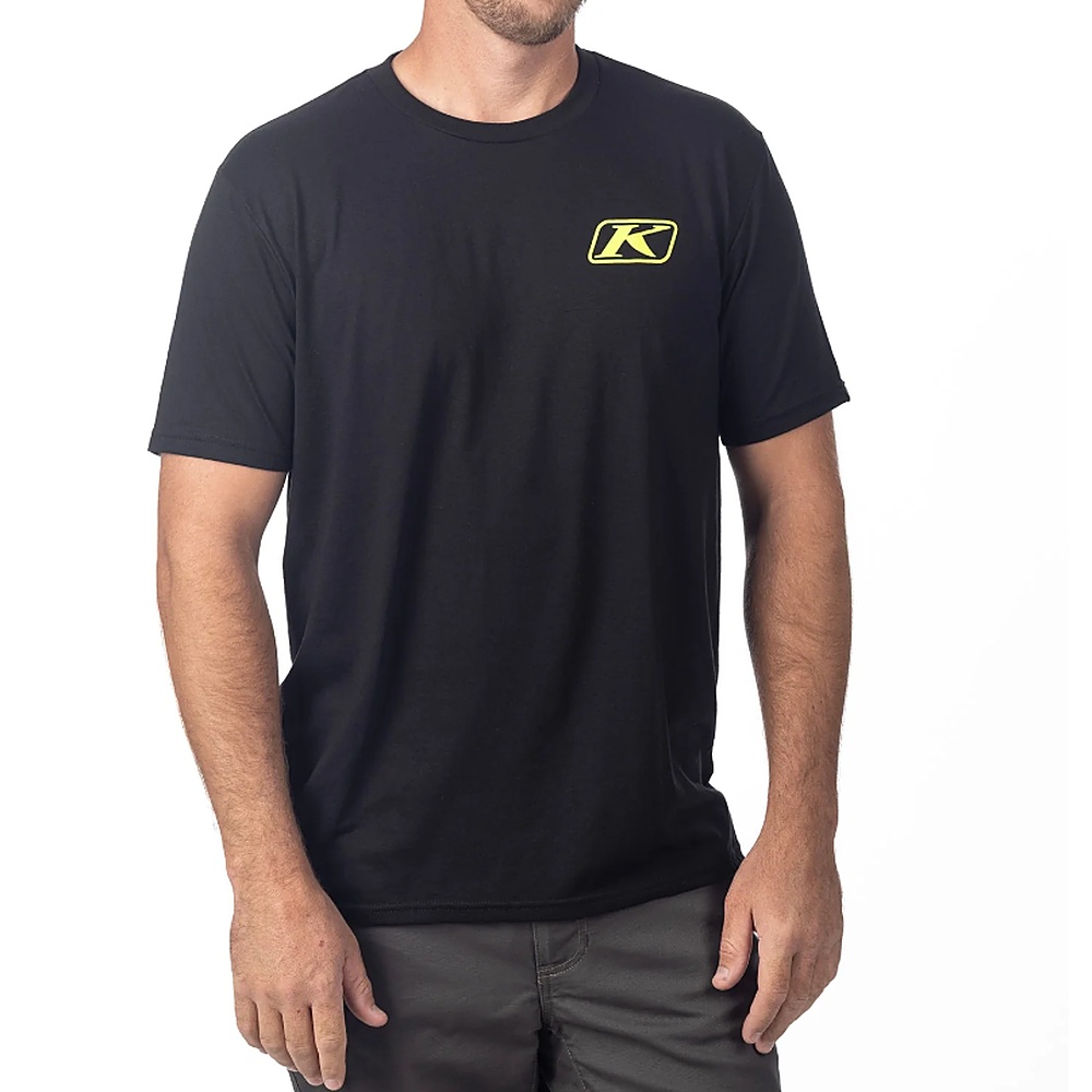 Klim Destination Tri-blend Tee Black - Hi-Vis – T-shirts Klim Destination Tri-blend Tee Black - Hi-Vis - Bild 2