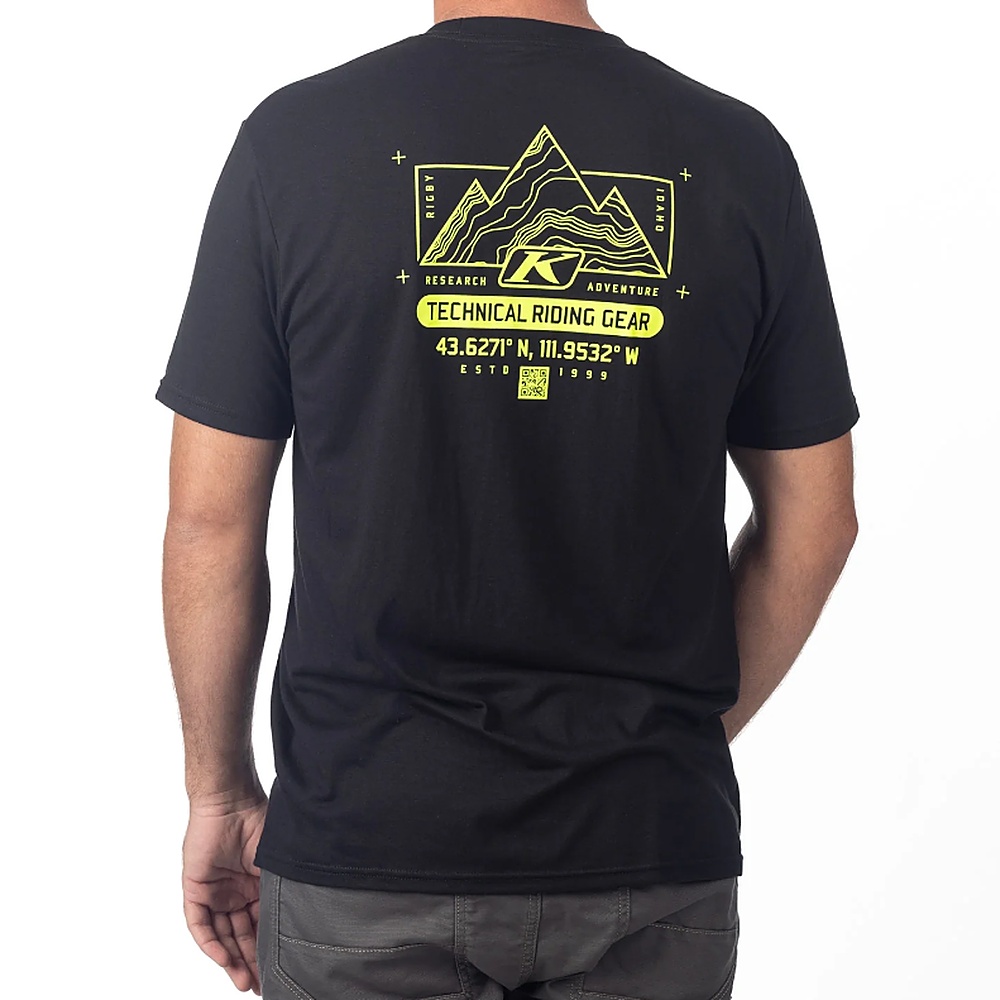Klim Destination Tri-blend Tee Black - Hi-Vis – T-shirts Klim Destination Tri-blend Tee Black - Hi-Vis
